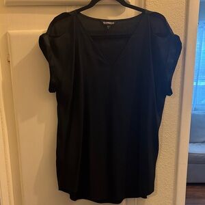 Express Elegant Black Blouse